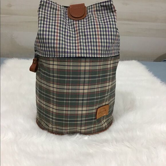 FOSSIL Checkered Print Shoulder/Duffle Bag - Picture 7 of 16